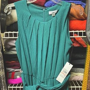 Calvin Klein Size 10, celedon green maxi dress - NWT